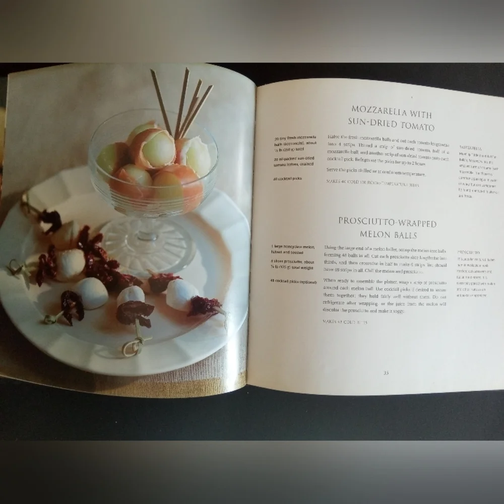 Set 2 Williams Sonoma Recipe Full Color Cookbooks Hors D'oeuvre & Asian Cuisine